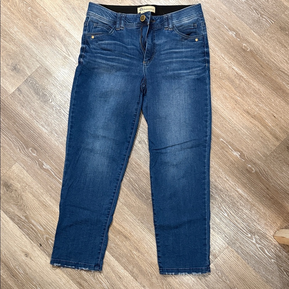 Democracy Dark Blue Ankle Jeans